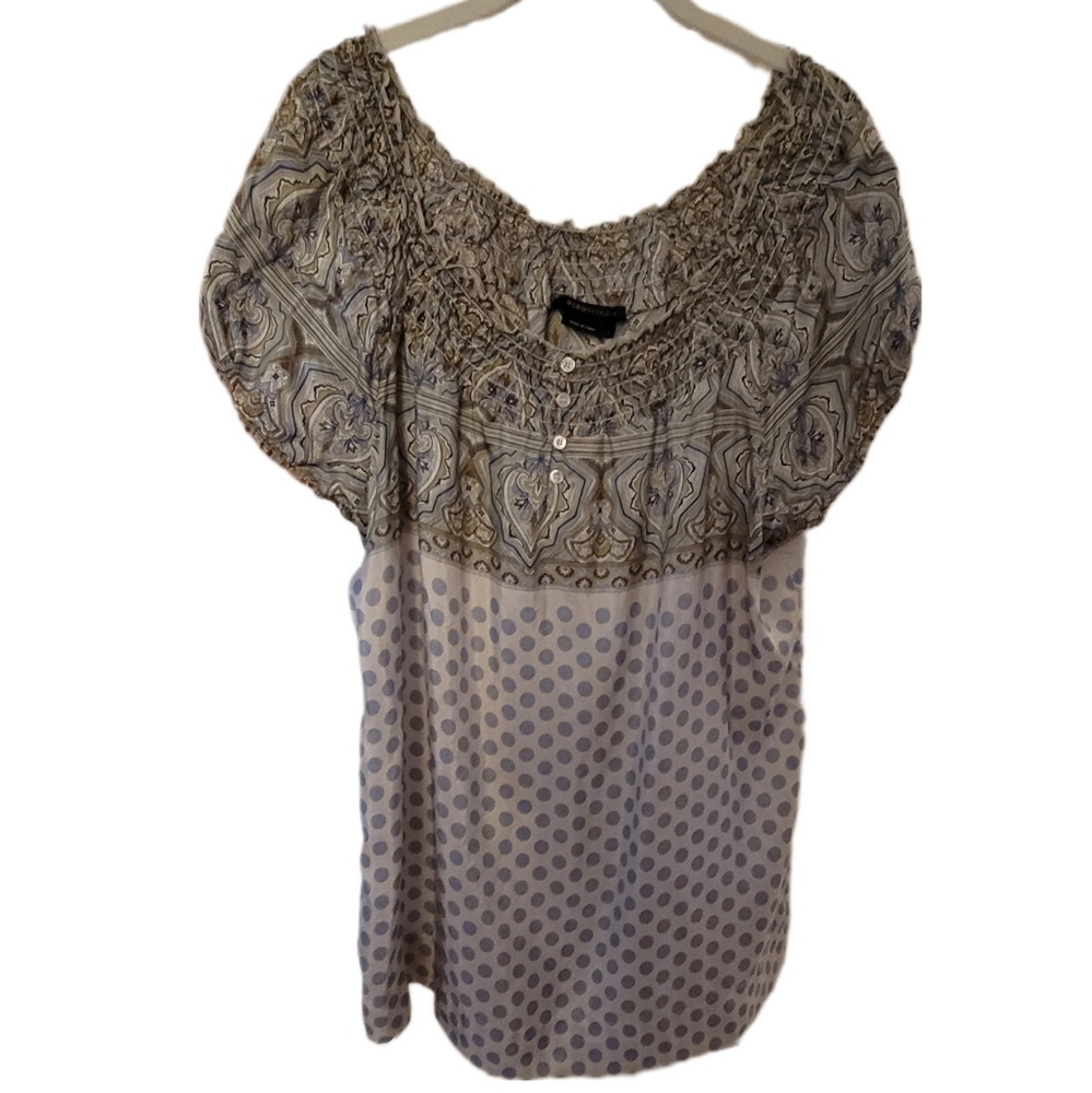 BCBG Max Azria Silk Top. Size L